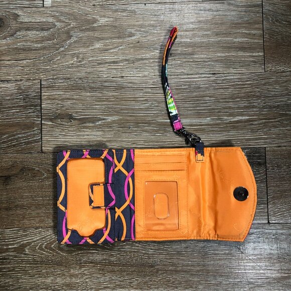 Vera Bradley Medium Tote Purse Bag with Trifold Wallet Jazzy Blooms Retired 2013 - Picture 7 of 10